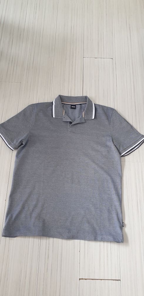 Hugo Boss Parlay Pique Cotton Mens / 2XL  НОВО! ОРИГИНАЛ Мъжка Тениска
