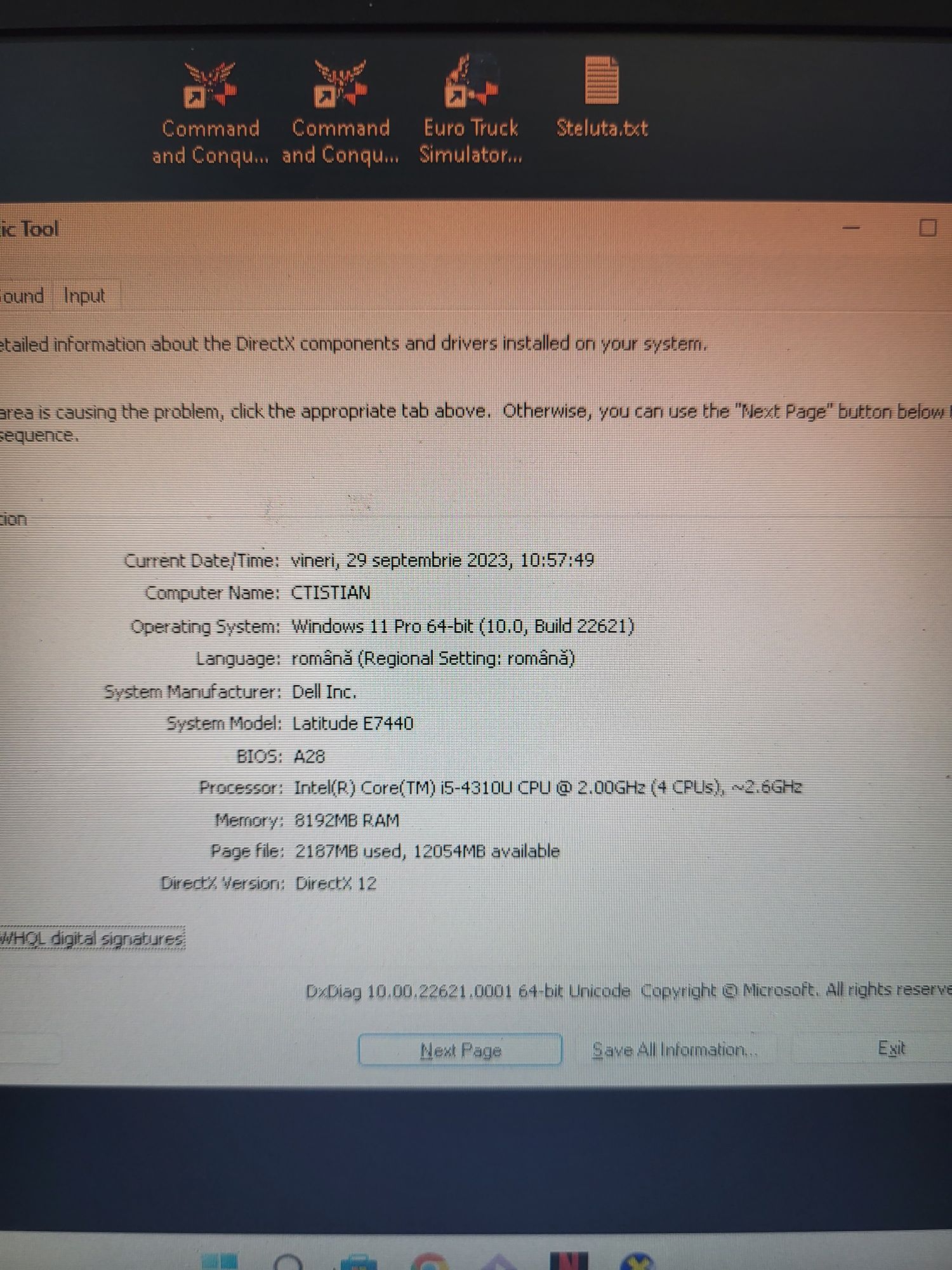 Vând sau schimb Laptop Dell latitude e7440