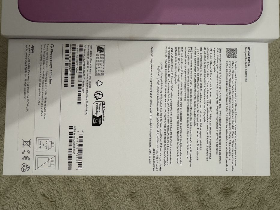 Iphone 16 plus 256gb