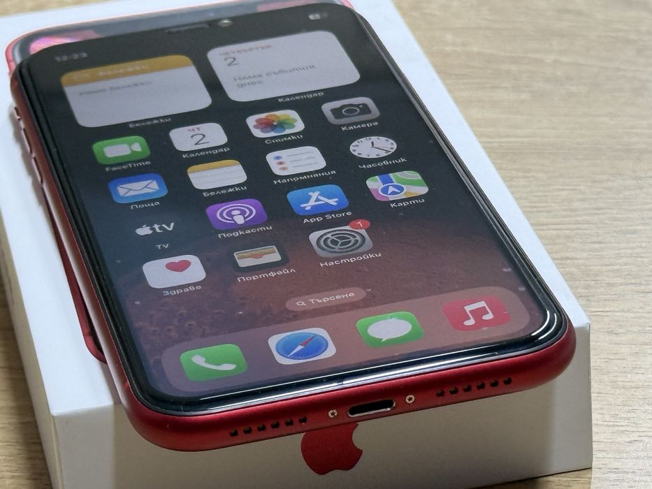 Iphone XR 64GB Red - Като Нов!!