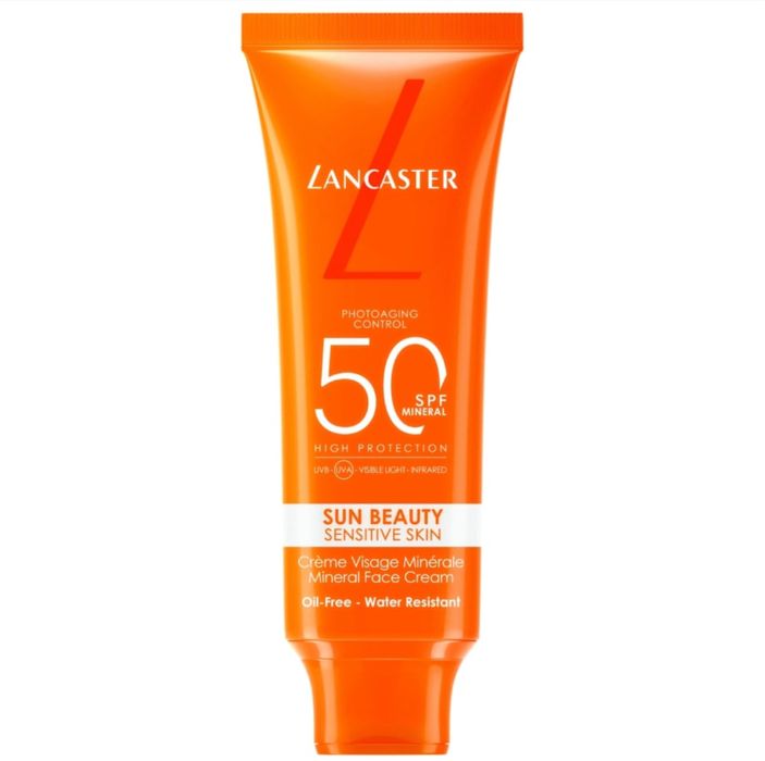 Слънцезащитен крем за лице Lancaster sun beauty sensitive skin spf 50