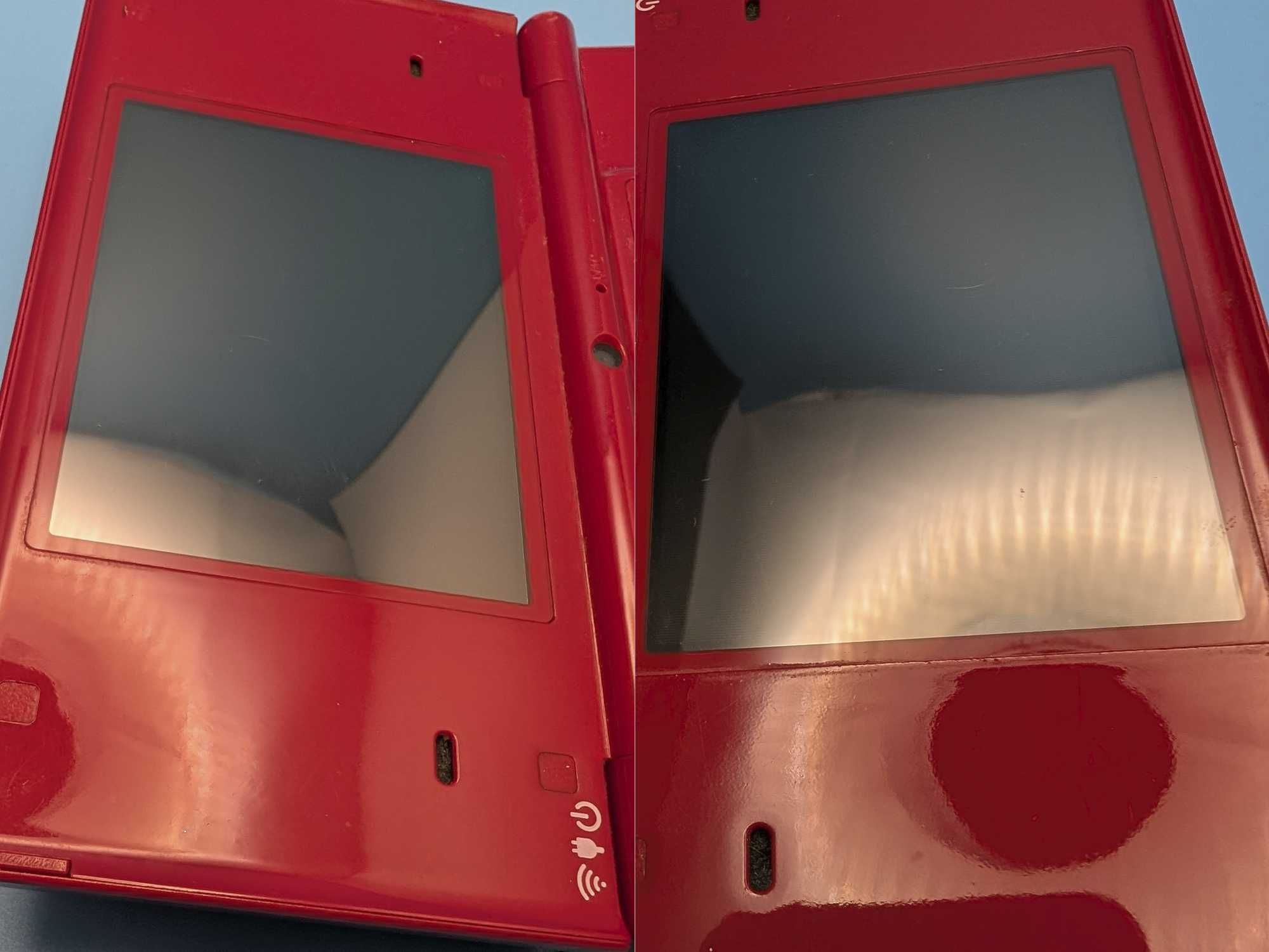 Nintendo DSi (Red, прошитая, с играми, новый АКБ)