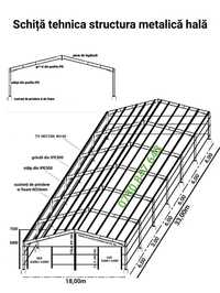 Structuri hale metalice