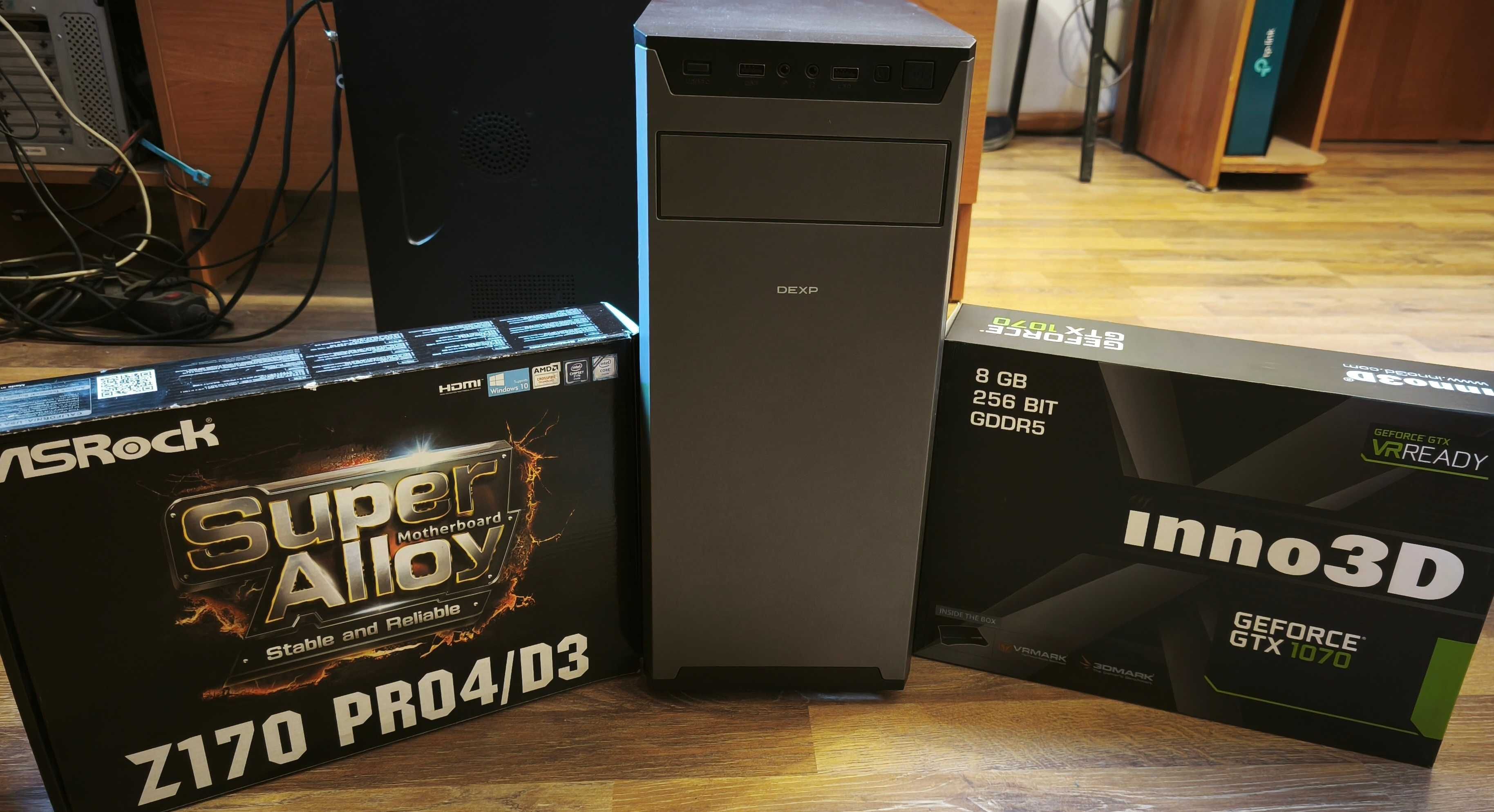 Компьютер 8 ОЗУ/240 SSD, (за доп. плату с видеокартой GTX 1070)