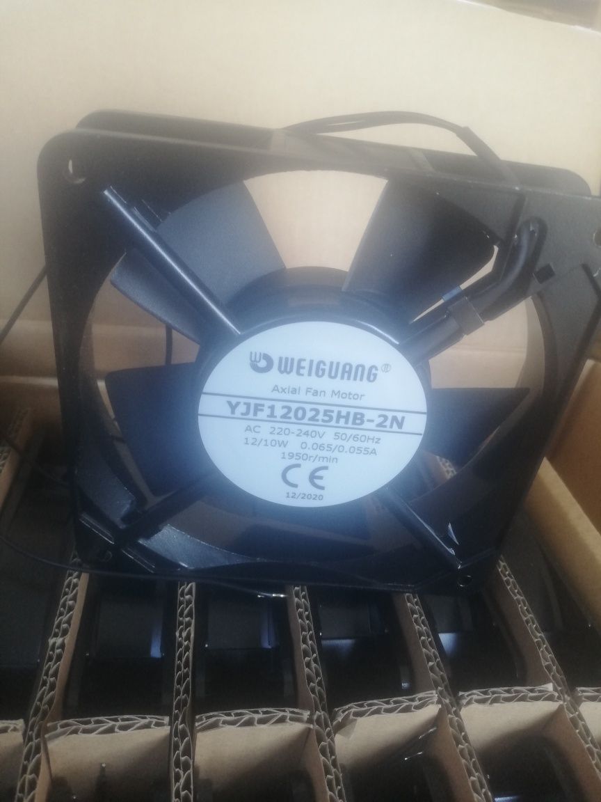 Ventilator axial 120x120x26mm 2000rpm 220v yjf pe rulmenti debit 1.87m