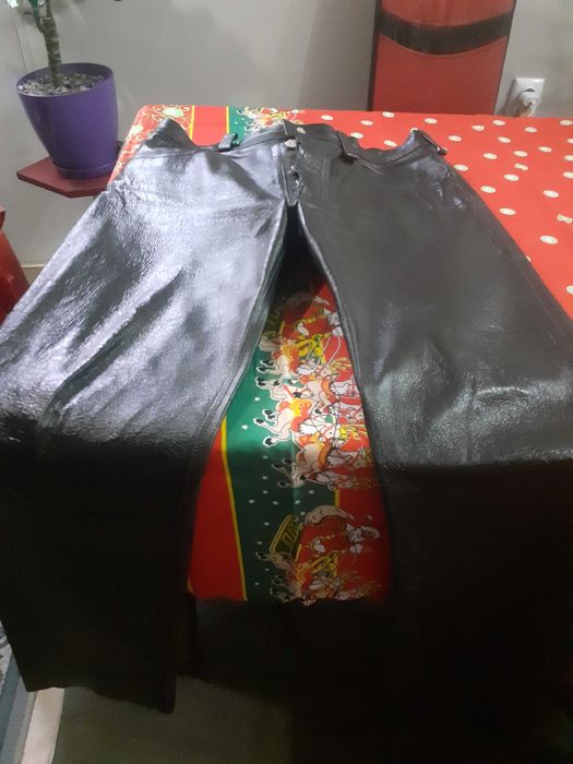 Мъжки Кожен панталон, почти нов