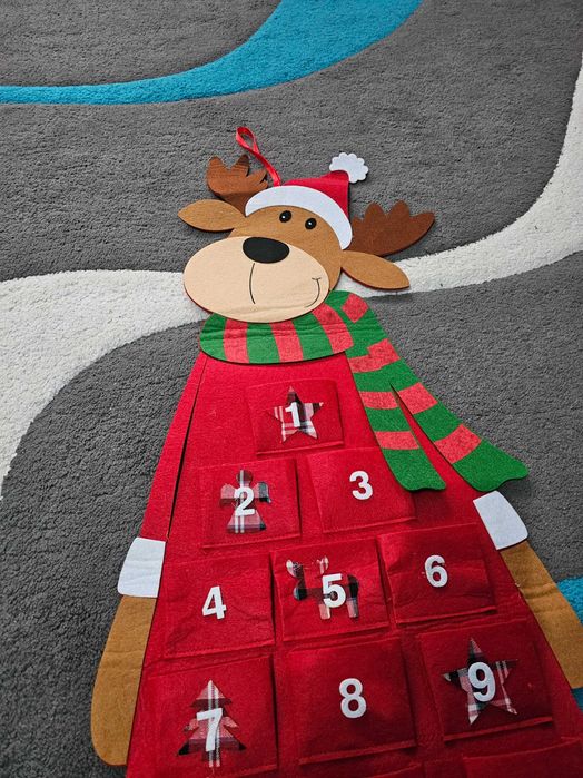 Advent Calendar nefolosit 1 m lungime minim