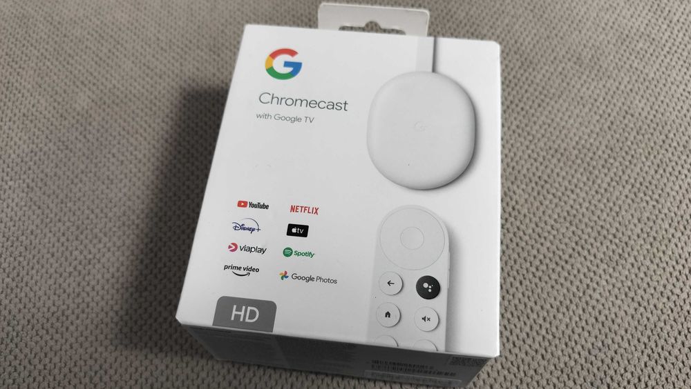 Google Chromecast HD G454V with Google TV and Remote