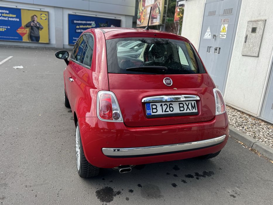 Fiat 500 cutie AUTOMATA,Panoramic,Aer Conditionat,euro6,An 10.2014