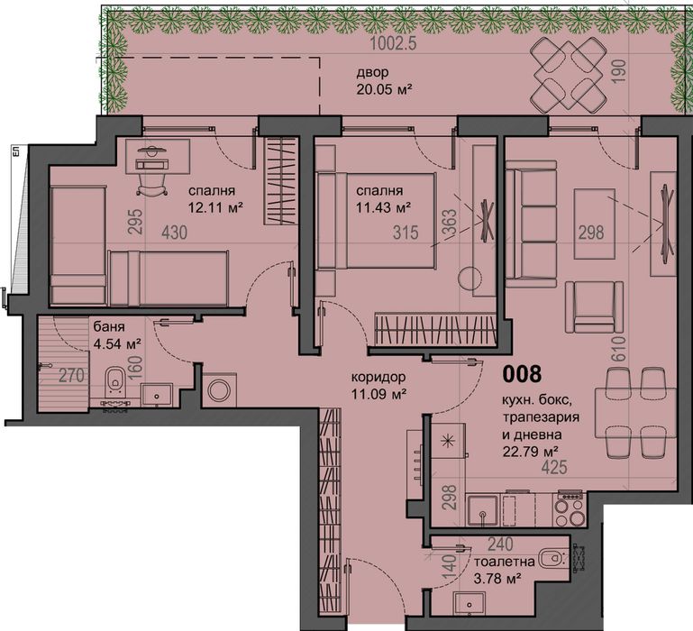 Продава се Тристаен апартамент в София, Малинова долина - 113 кв.м за 1363 €/кв.м - Снимка #4