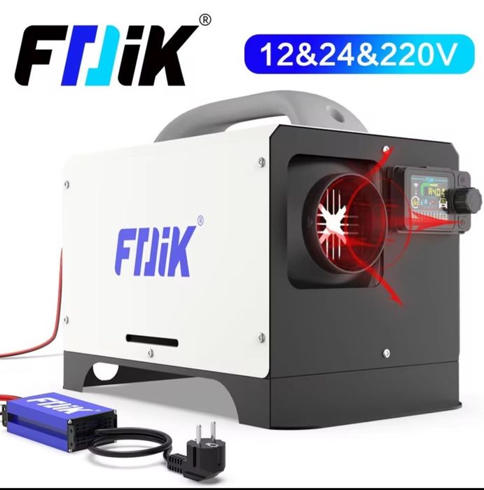 Incalzitor Aer Diesel FDYK 8KW  ~220Vca/12Vcc/24Vc Bluethoot Compact