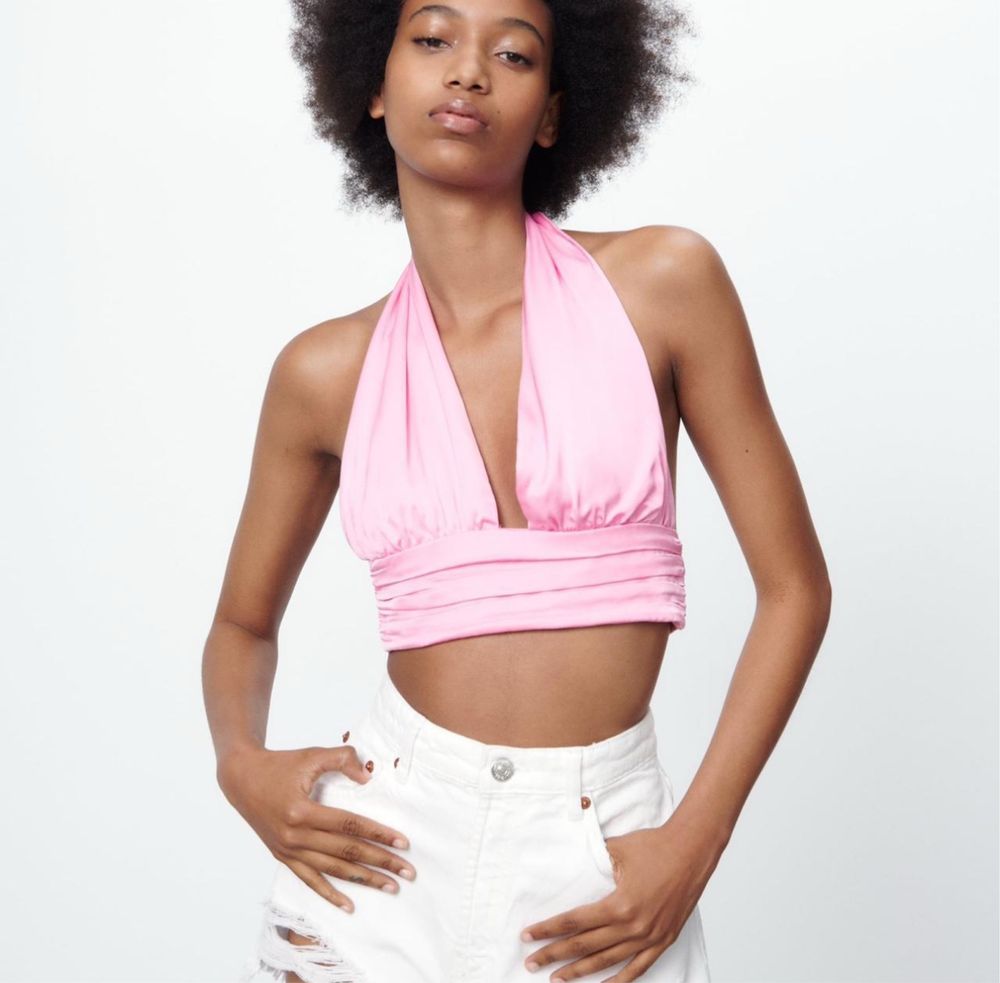 Розово бюстие Zara