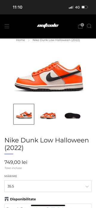 Adidasi Nike Dunk low Haloween 36.5