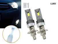 H1 LED-uri 12V/24V Becuri auto 6500K 1200LM Chips COB