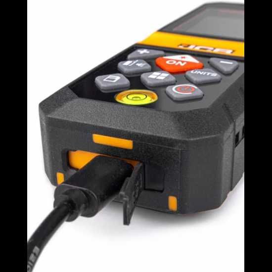 Акумулаторна лазерна ролетка максимален обхват измерване 80 метра JCB