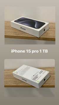 iPhone 15 pro 1 tb blue titanium