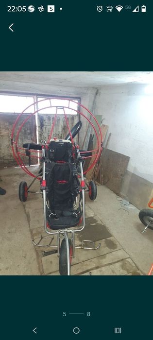 Vând paramotor trike tandem cu motor fresh breze monster hirth F33