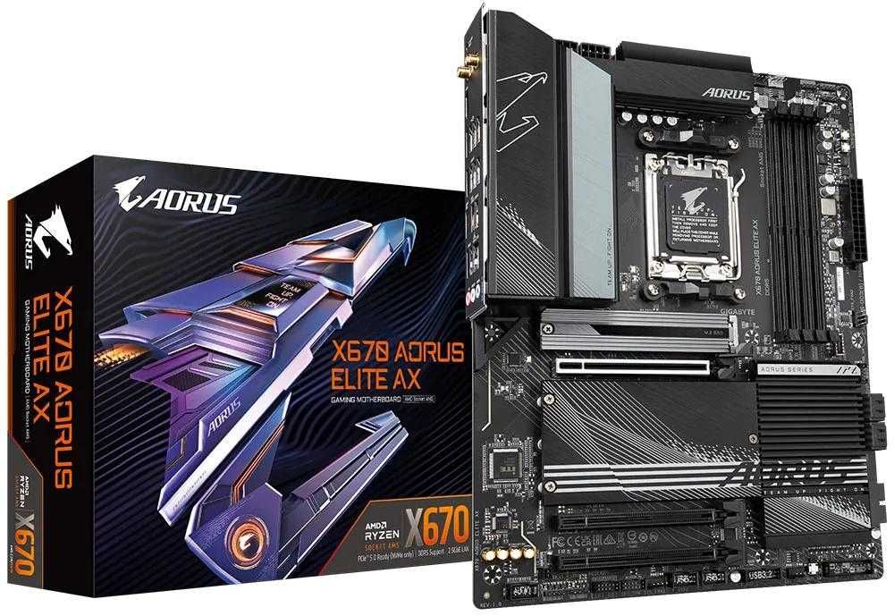 Материнская плата Gigabyte X670 AORUS ELITE AX