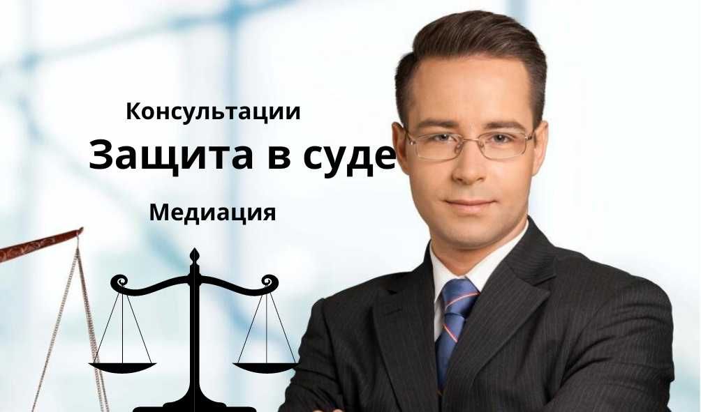 Консультации юристов и адвокатов; Представительство в суде; Медиация;