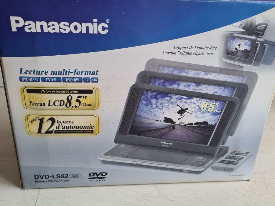 Panasonic DVD Player Masina 12 Ore Autonomie LCD 8.5" aprox 22cm