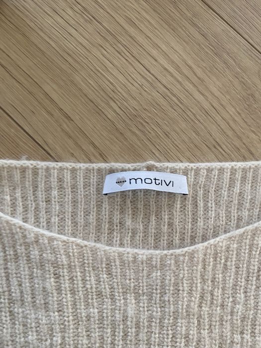 Pulover Motivi pufos, din mix cu lana, angora si casmir