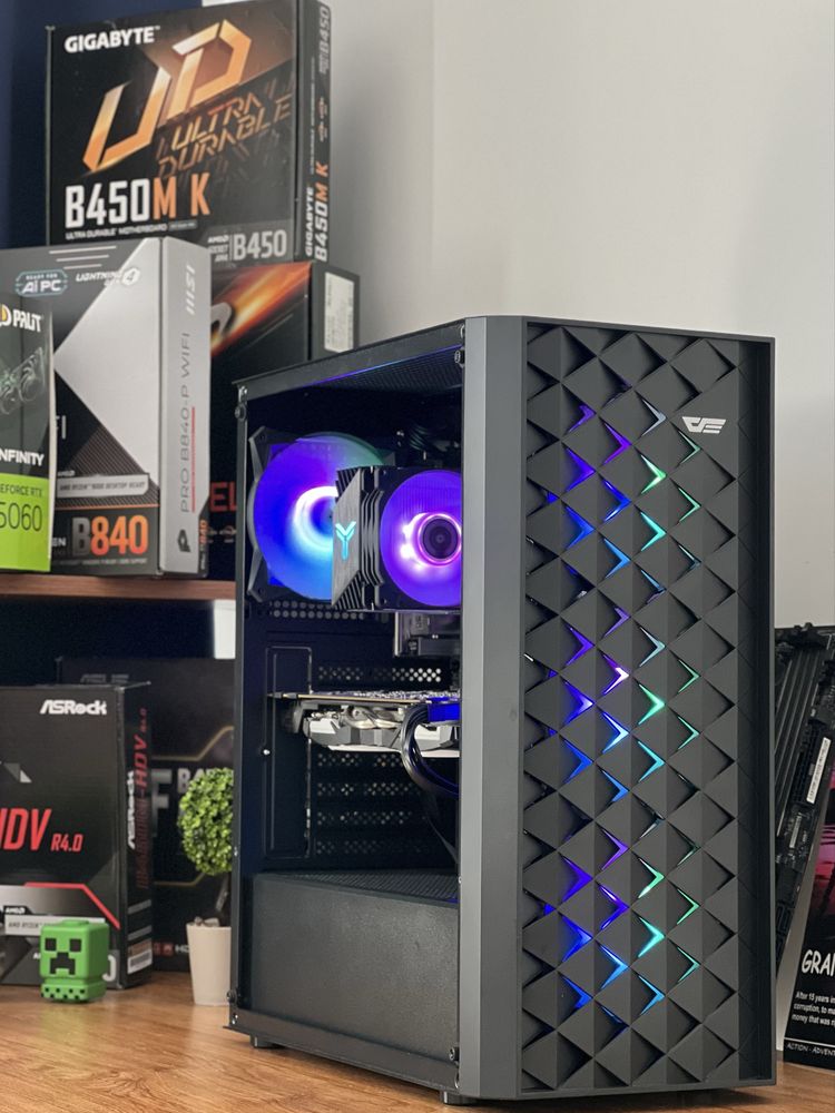 Настолен компютър Ryzen 2600, 16GB RAM, GTX 1070