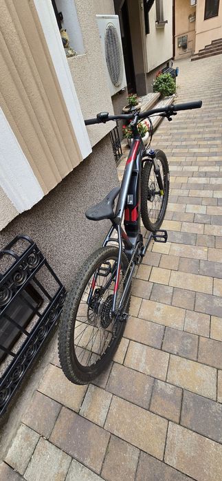 Bicicleta Electrica Raymon HardRay E3.0-27.5 Inch,L, Gri-Rosu