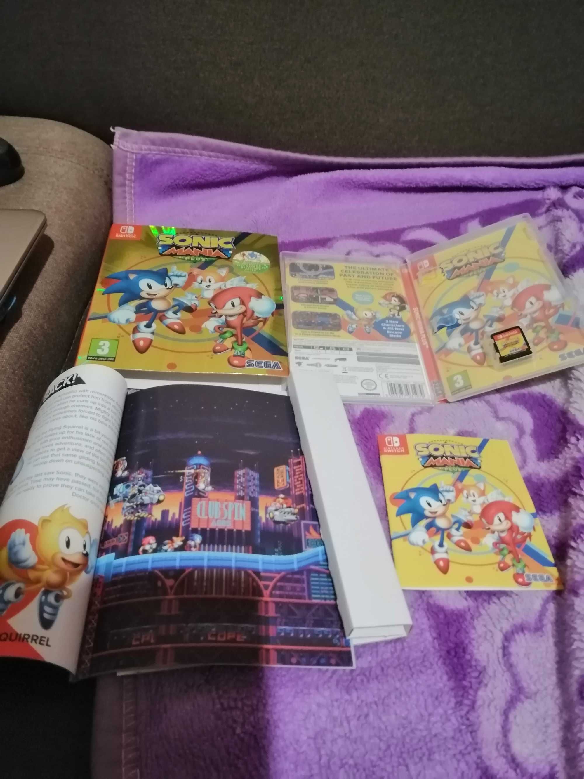 Sonic Mania (joc Nintendo Switch) + manual arta