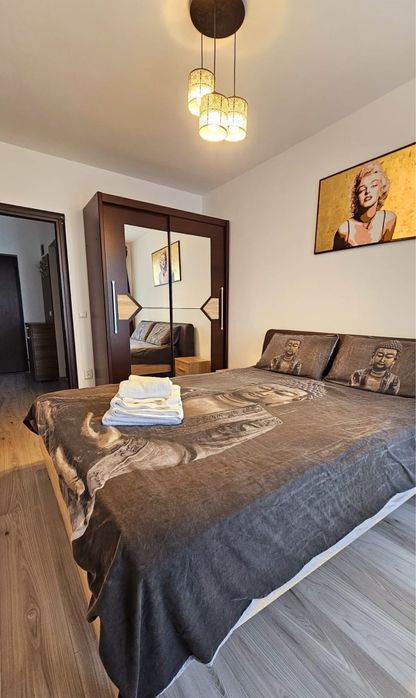 Inchiriez  apartament 2 camere amenajat modern , cu balcon in Sibiu