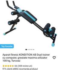 Aparat fitness KONDITION AB Dual trainer cu computer NOU