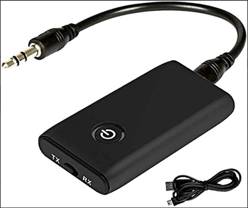 2-в-1 Безжичен аудио предавател и приемник (Bluetooth трансивър)