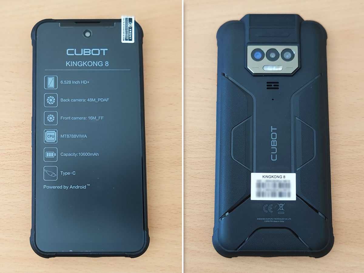 Нов Cubot Kingkong 8, удароустойчив, 10600mah, 258гб, 6+6гб рам