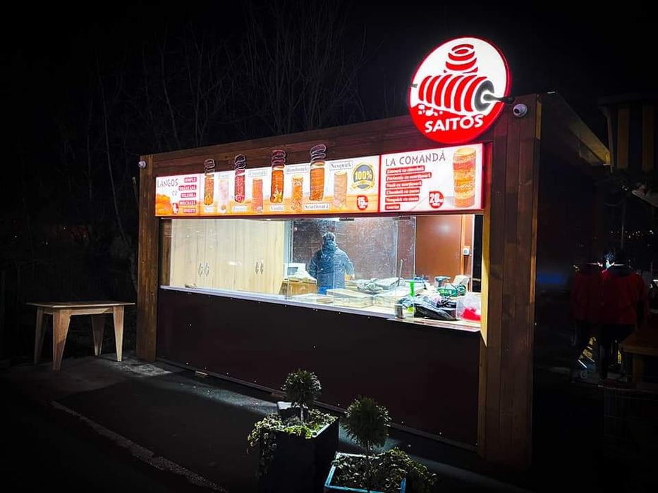 Reclama cerc cu LED