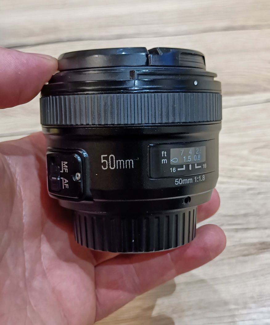 Продавам обектив Yongnuo YN 50mm f/1.8N за Nikon