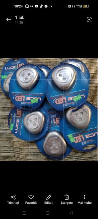 Noua leduri noi pe baterie