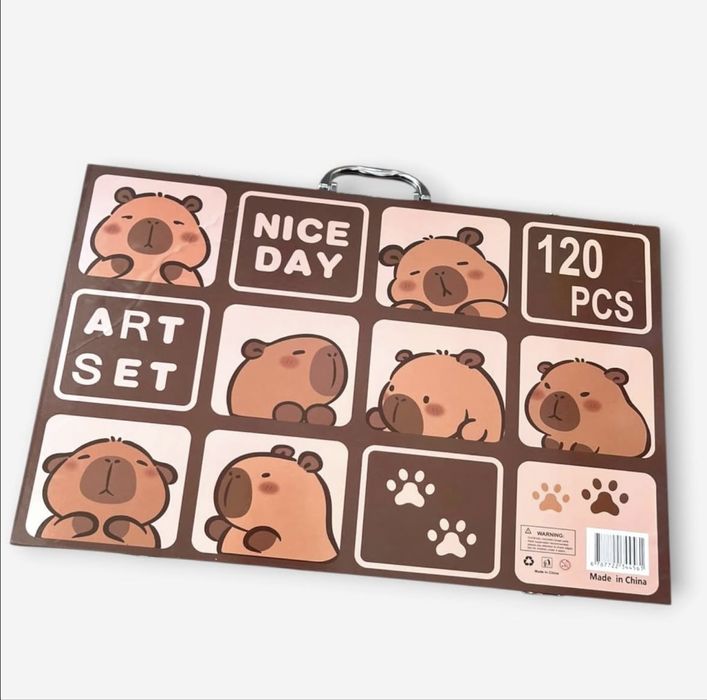 Голямо куфарче на Капибара от 120 части за рисуване