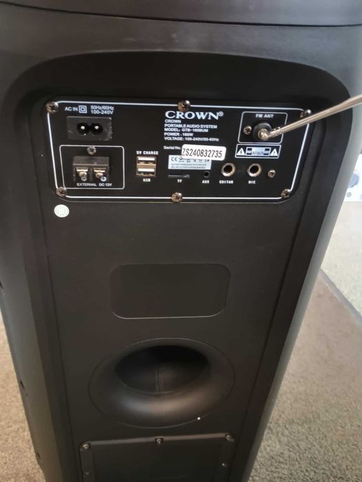 Чисто нова Преносима Аудио система Crown 160W Караоке