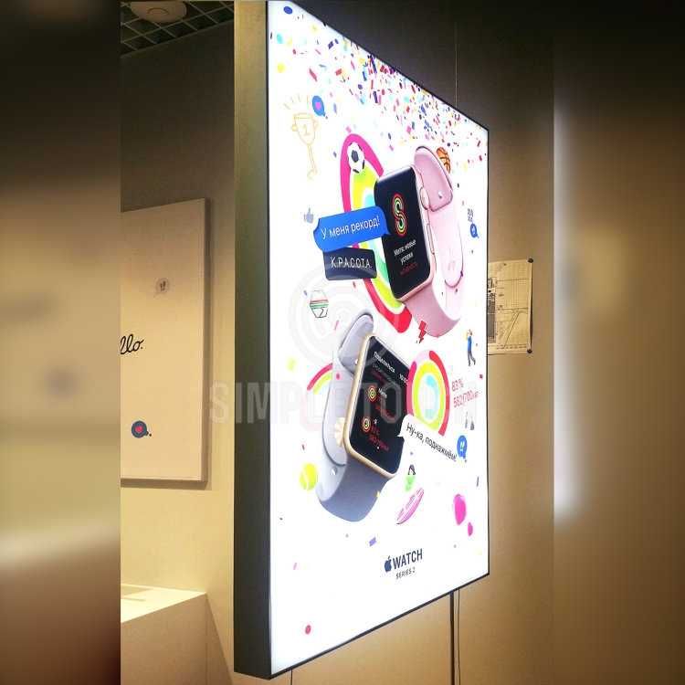 Lightbox laytboks лайтбокс короб реклама вывеска постер poster