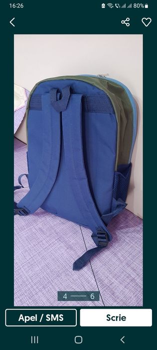 Rucsac școlar echipat cu rechizite Mickey Mouse