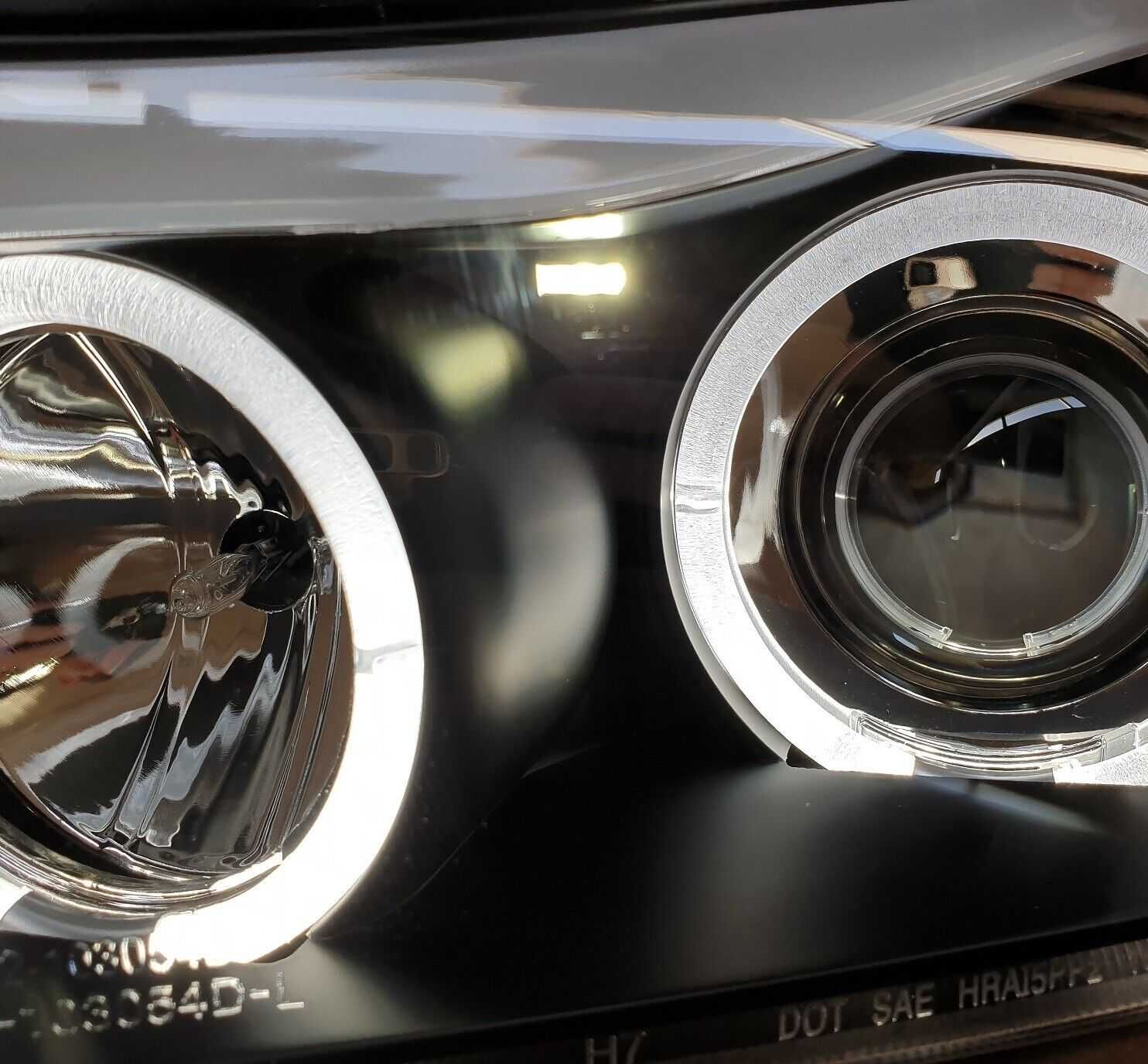 Фарове ЛЕД БМВ Е90 Е91 Затъмнени тунинг BMW E90 E91 Led ейнджъл айс