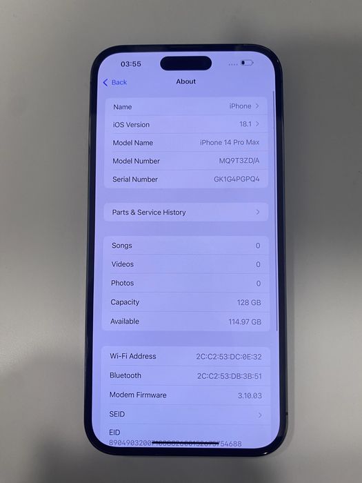 iPhone 14 Pro Max 128GB ID-guk631