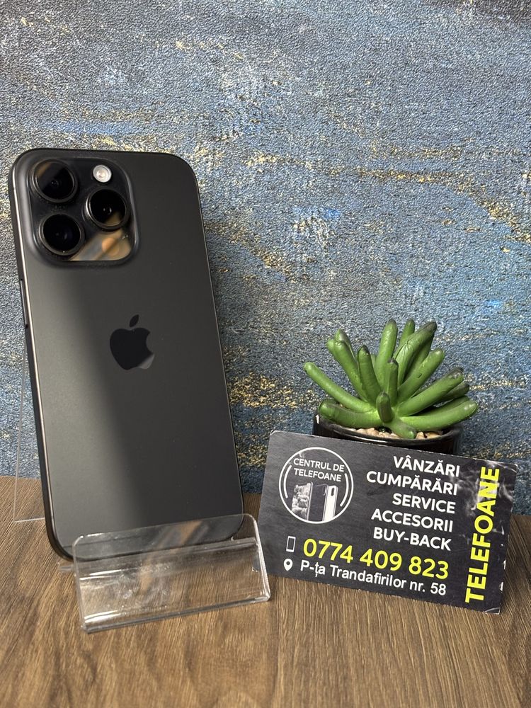 Iphone 15 Pro/256Gb/Garantie Centrul de Telefoane/Rate