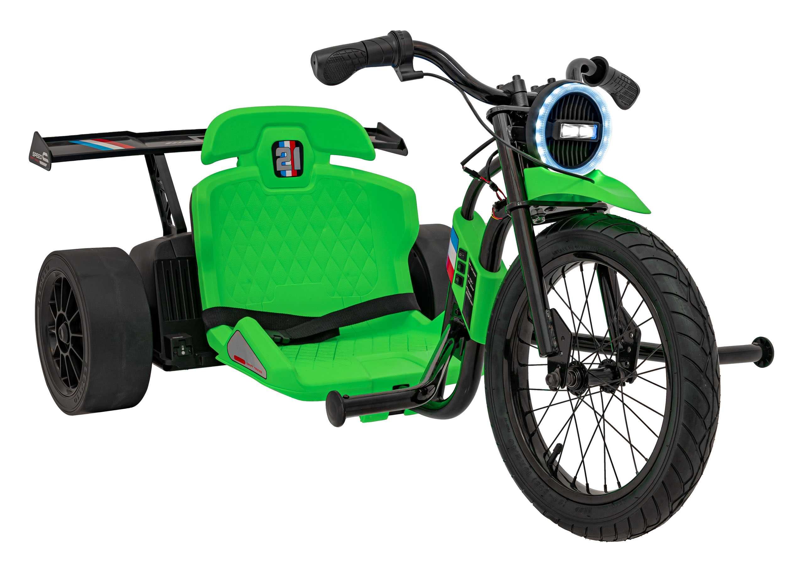 Drift trike electric pt copii Autokids 21 24V (2338) Verde
