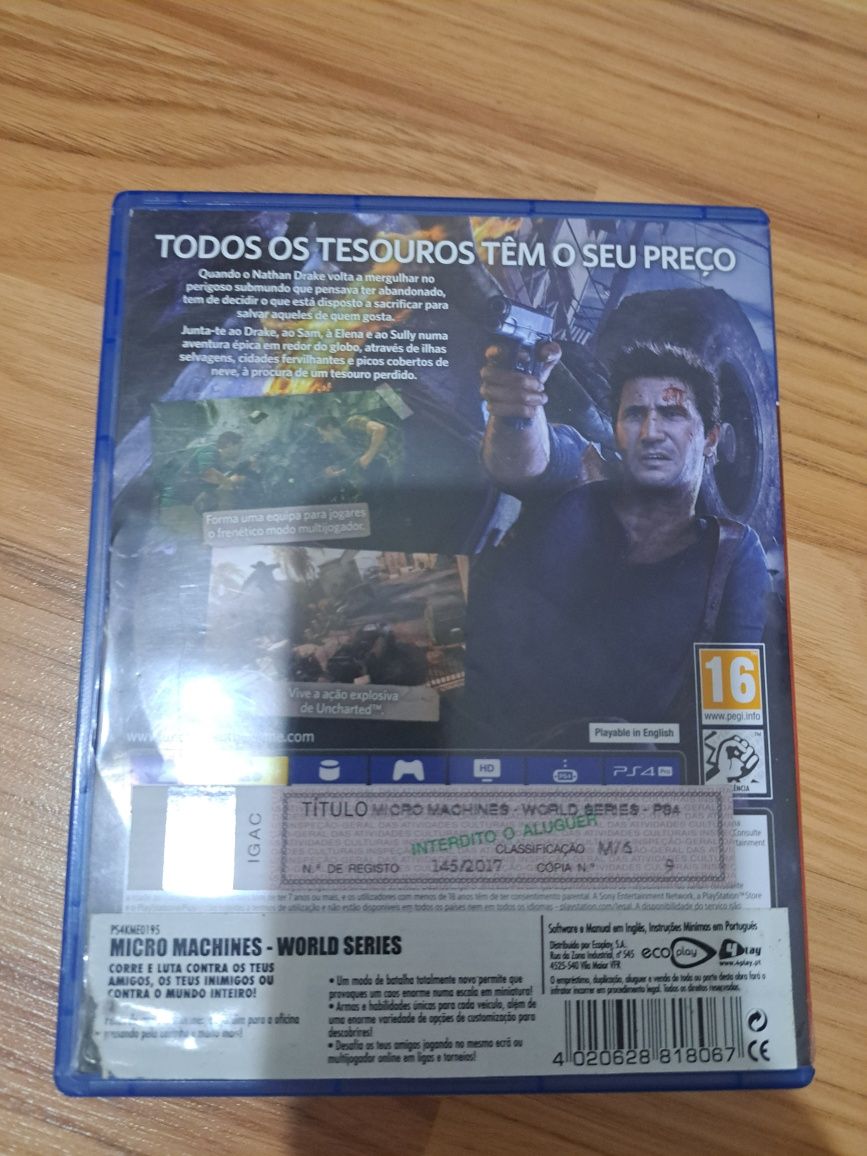 Vând jocul uncharted 4 pentru ps4 și ps5