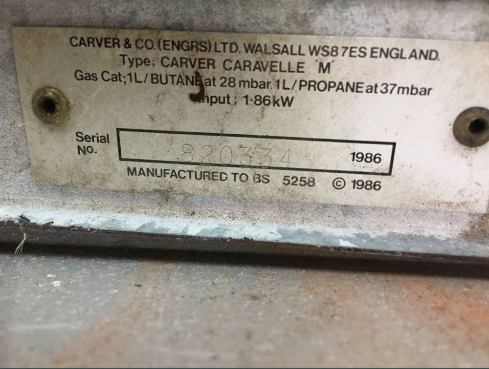 Газова печка за каравана Carver 39дни гаранция