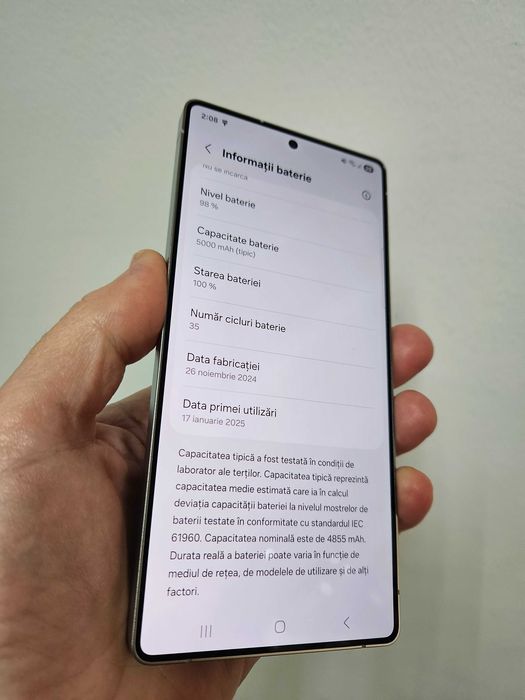 Samsung Galaxy S25 ultra 256 Gb 35 cicluri 100% bateria.