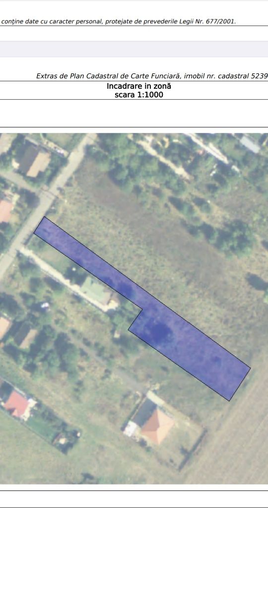 Ocazie Teren de vânzare 1 Decembrie Copaceni