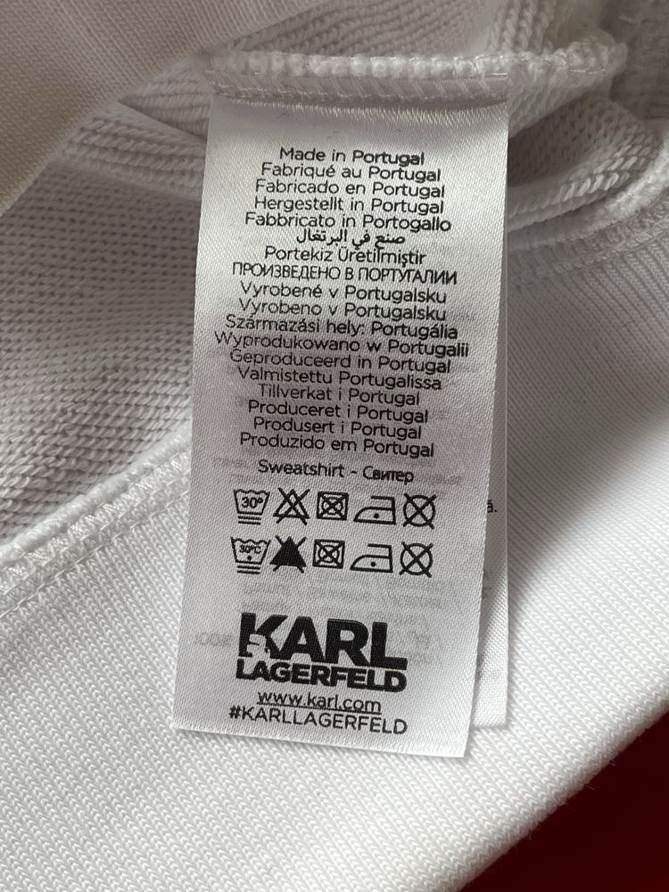 Karl Lagerfeld : Circle Logo Sweatshirt - Нова ХS / Оригинал