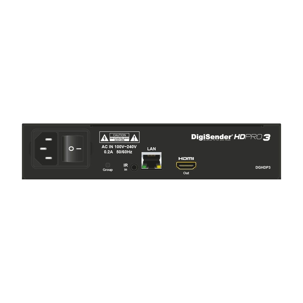 Transmițător HDMI Digisender DGHDP3 HD Pro3-Negru