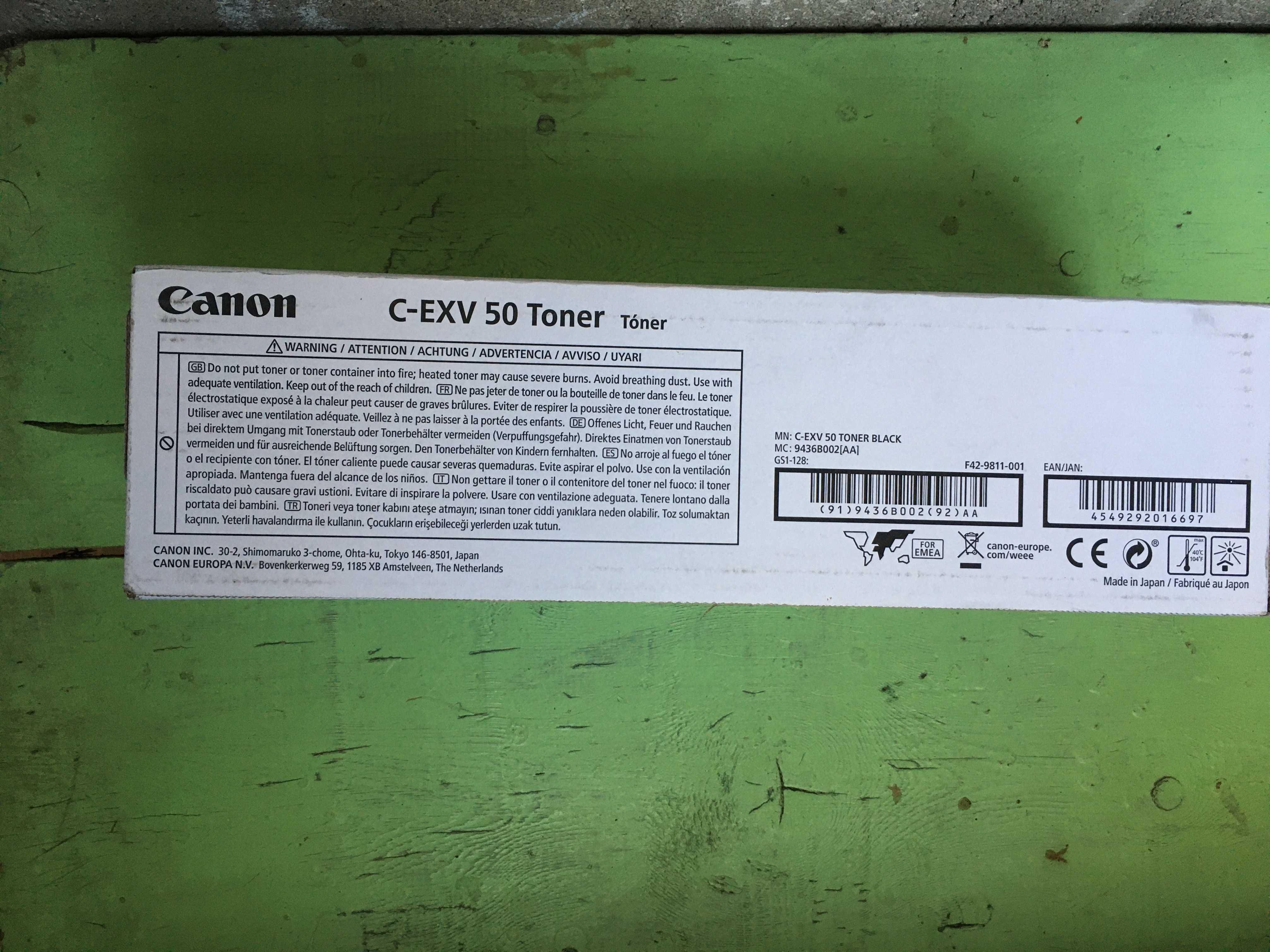 Картридж Canon/C-EXV50 IR1435I / IR1435IF/Лазерный/черный 9436B002